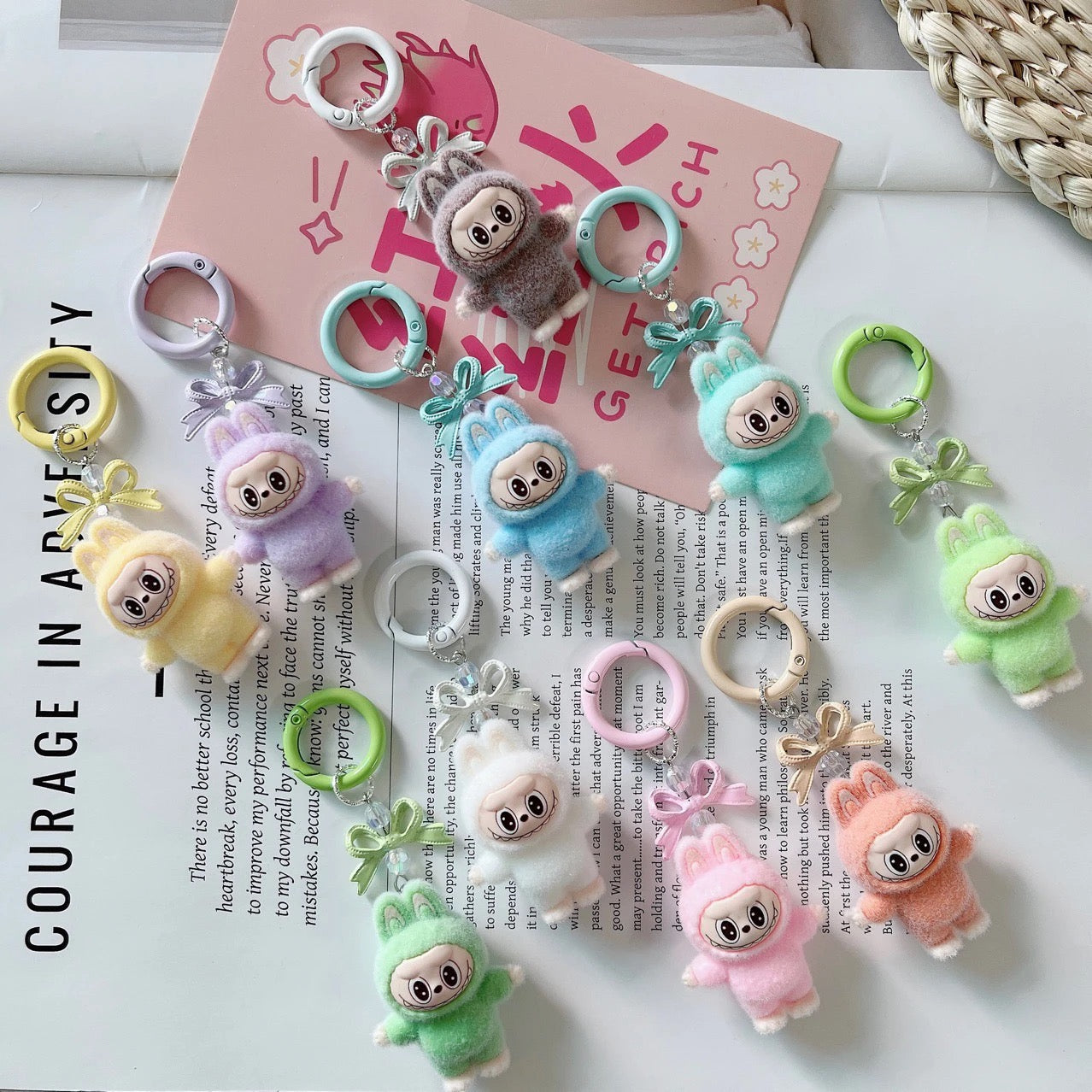 Little labubu keychain