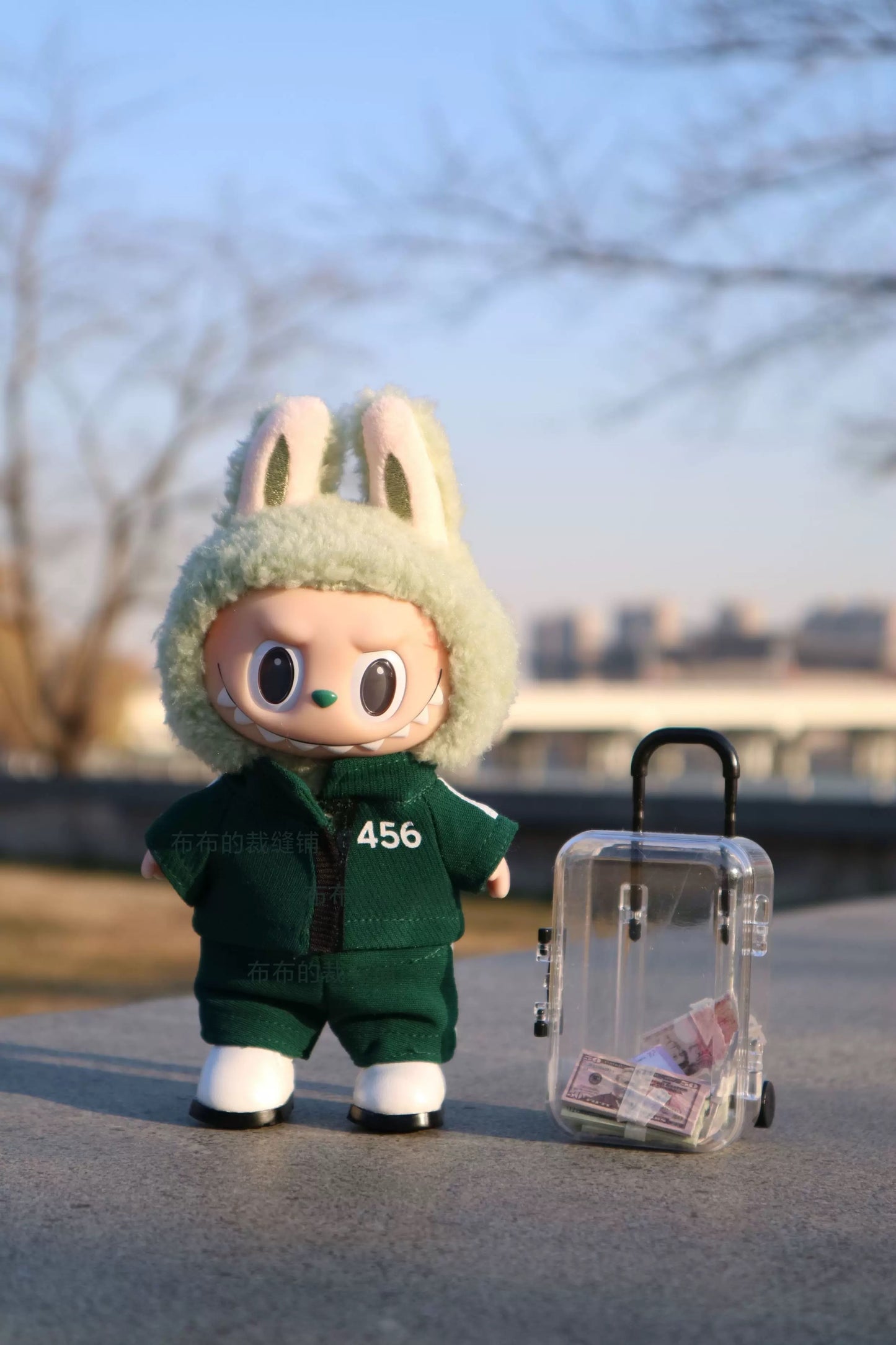 Labubu Squid Game 17cm outfit(only outfit)