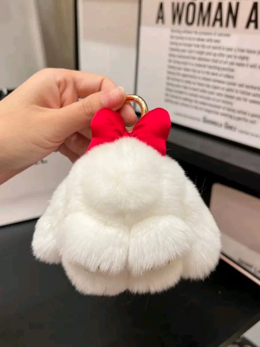 Plush rabbit keychain pendant wholsale
